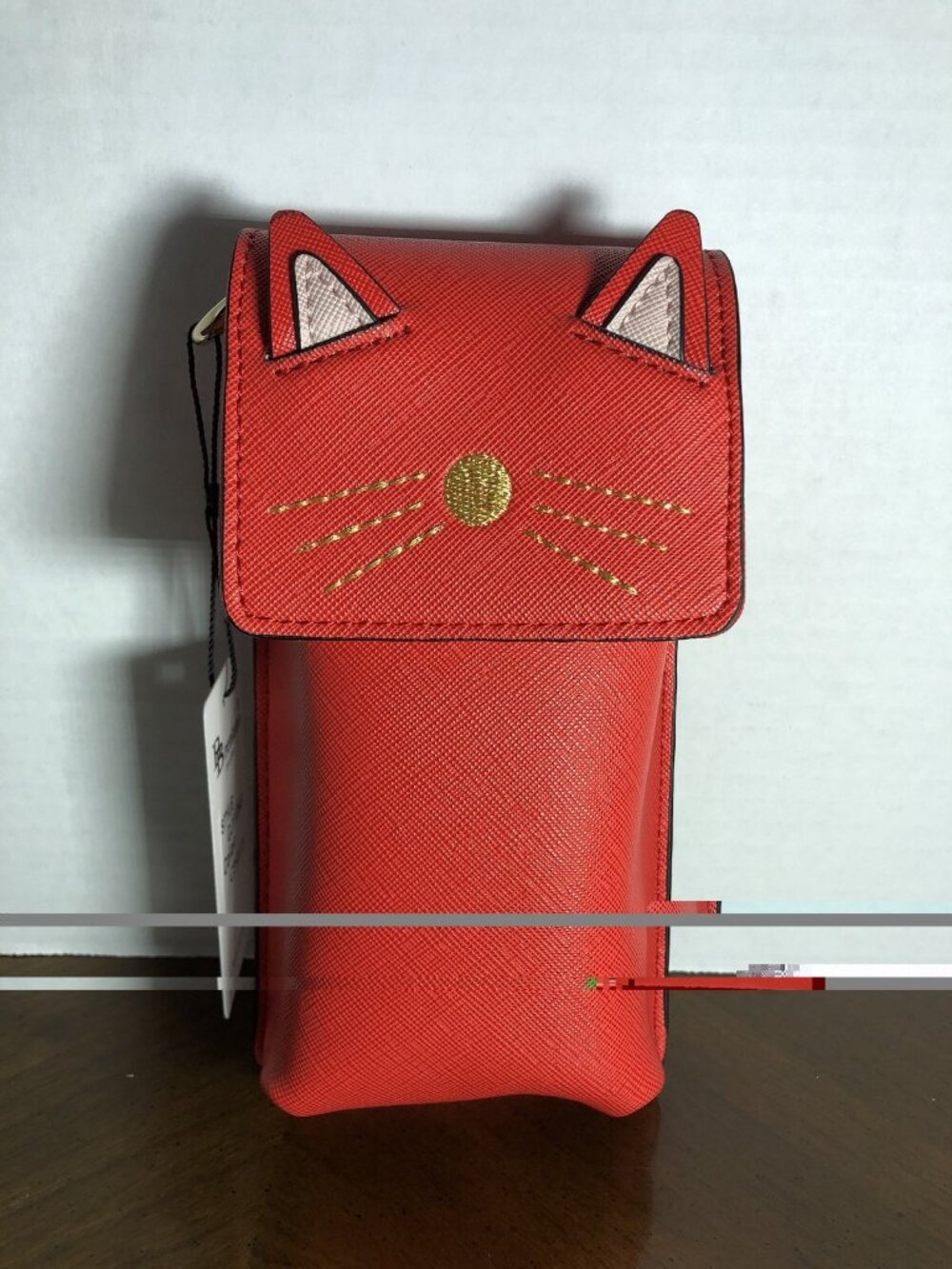Brentano Cat Cell Phone Crossbody In Cherry